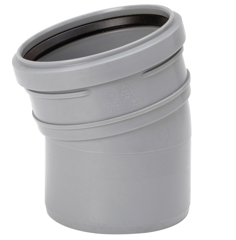 Paineputket Muhvikulmayhde HT-PP 50mm 15 astetta