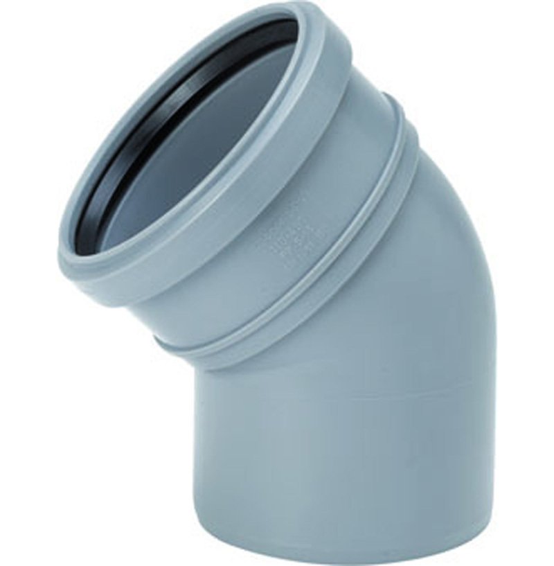 1 - Paineputket Muhvikulmayhde HT-PP 50mm 45 astetta