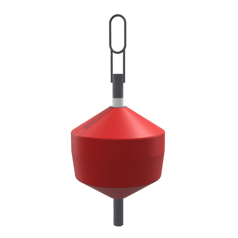 1 - Satamatarvikkeita Poiju 150l + varsi (Punainen)