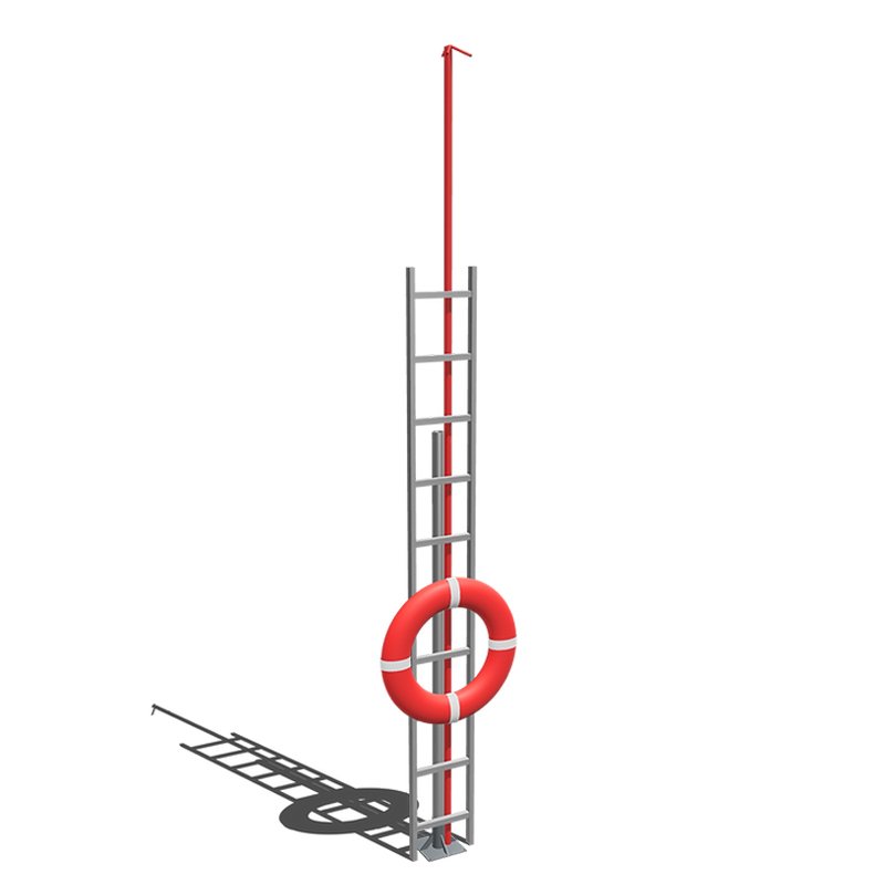 Satamatarvikkeita Pelastusvälinepylväs vakio