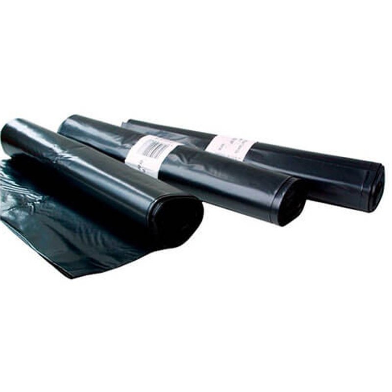 1 - Pölynhallinta Jätesäkki 250L musta 0,07 VAHVA