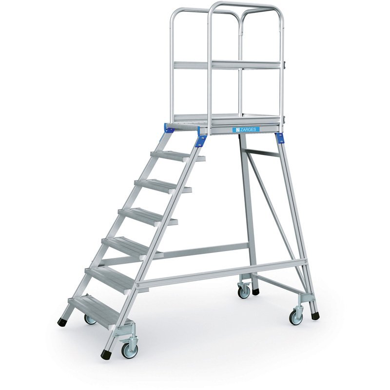 1 - Telineet Huoltotaso, yksipuolinen Kevytmetalli 1 x 7 - taso 1,68m