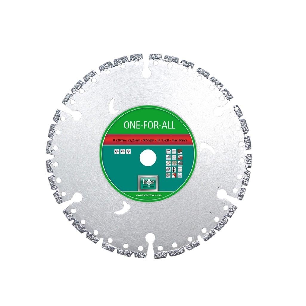 1 - Työkalut HELLER 125mm timanttilaikka ONE-FOR-ALL