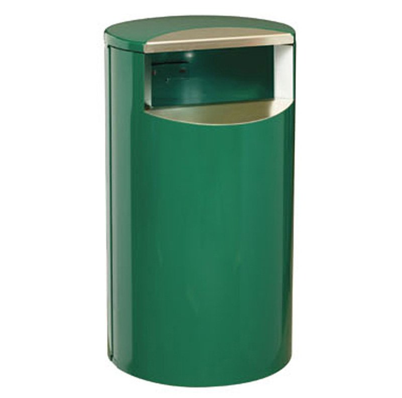 Roskakorit ja hiekka-astiat Roskakori Teräs Vihreä 30 litraa