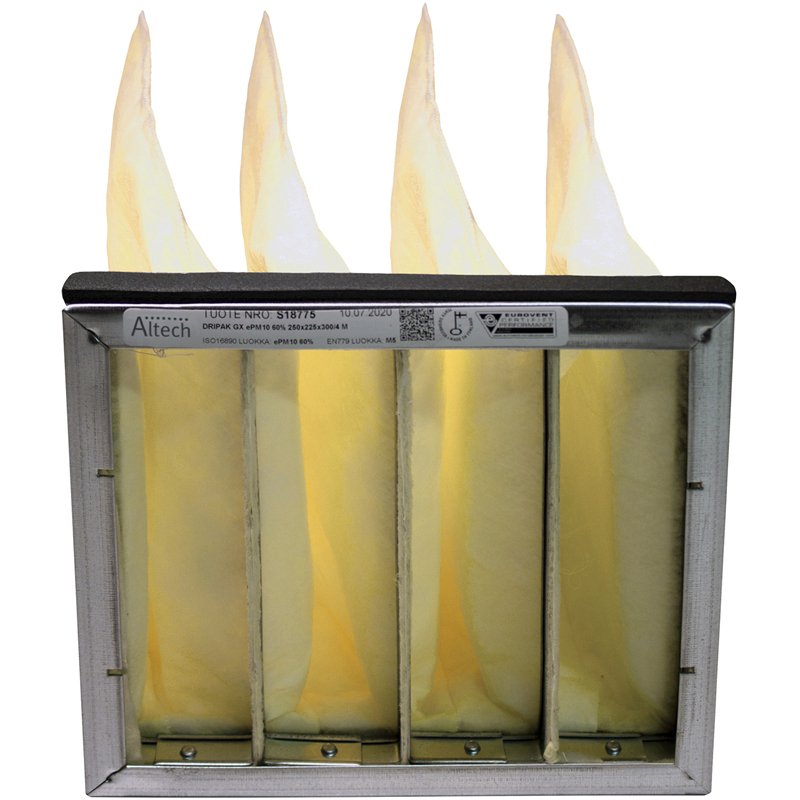 Suodattimet Pussisuodatin Altech ASKP 160 EPM10 60PROS.250X225X300/4