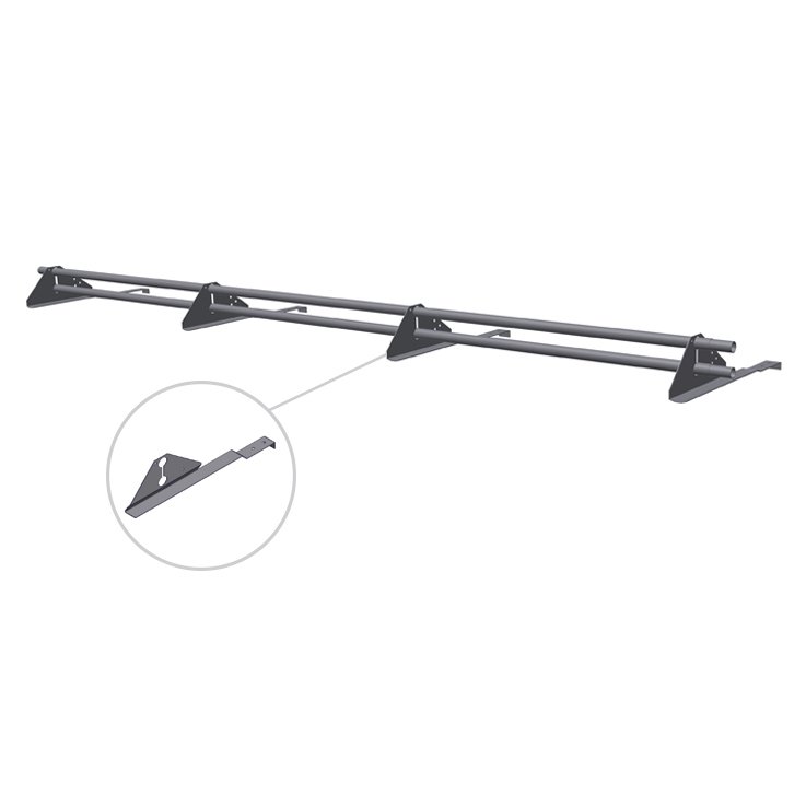 Kattoturva Lumiestepaketti tiilikatolle 3 m, sileä tiili