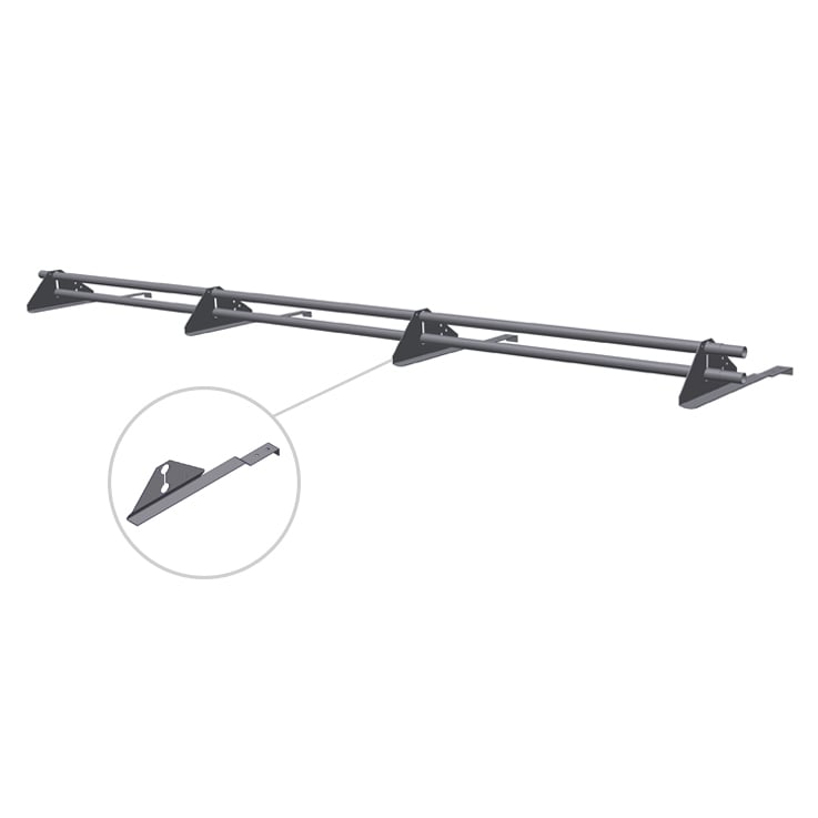 Kattoturva Lumiestepaketti tiilikatolle 3 m, sileä tiili