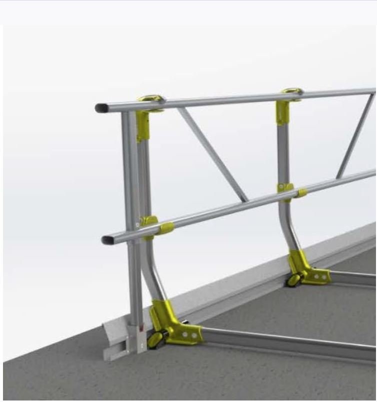 Kattoturva AluFix® EVO 36m kaide-erä, sis. Potkulaidat