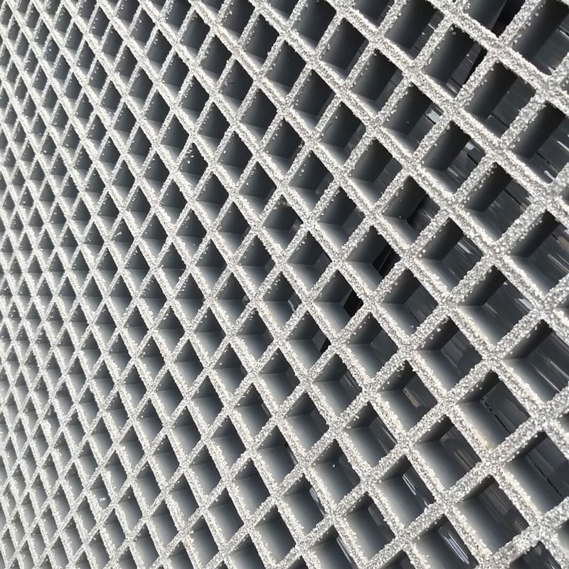 1 - Ritilämatot ja tasoritilät Lasikuituritilä 38x38 30x7 1000x1000mm kehystetty