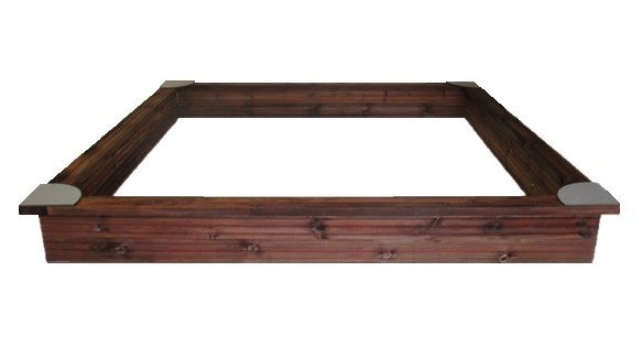 Leikkivälineet Hiekkalaatikko 2,4m x 2,4m kulmapaloilla