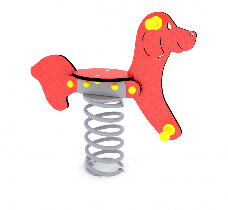 Leikkivälineet Jousikeinu Koira