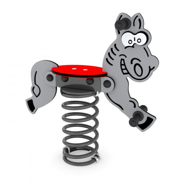 1 - Leikkivälineet Jousikeinu Hevonen