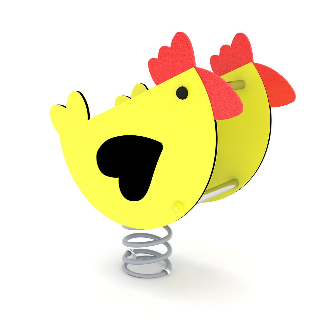 1 - Leikkivälineet Jousikeinu Kana