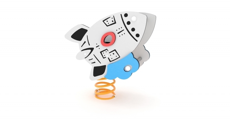 Leikkivälineet Jousikeinu Raketti