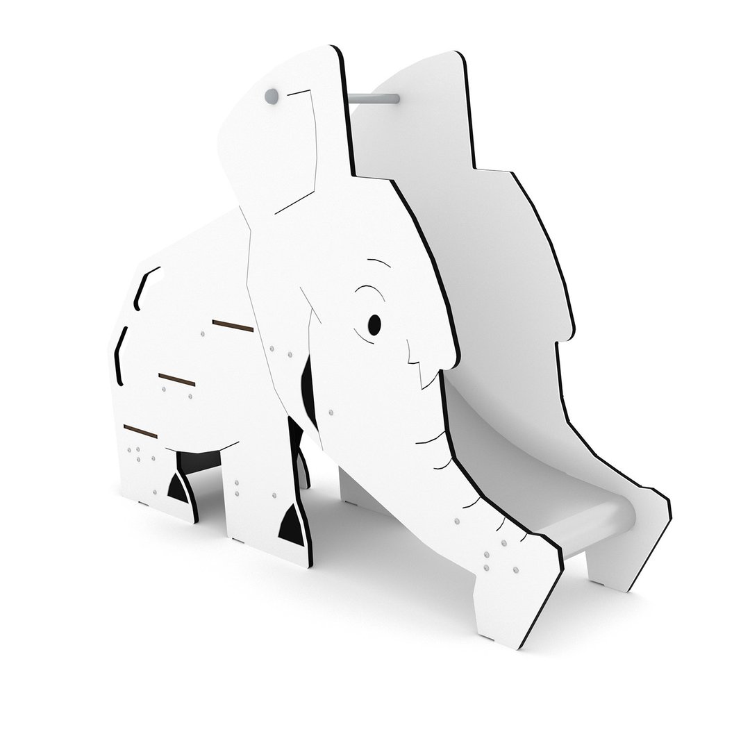 Leikkivälineet Liukumäki Pikku Norsu