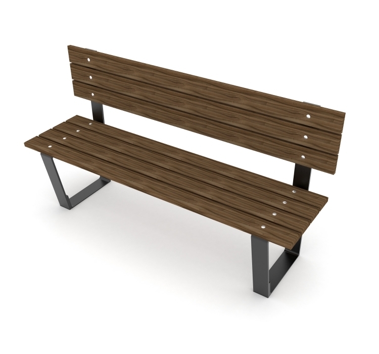 Leikkivälineet Penkki selkänojalla