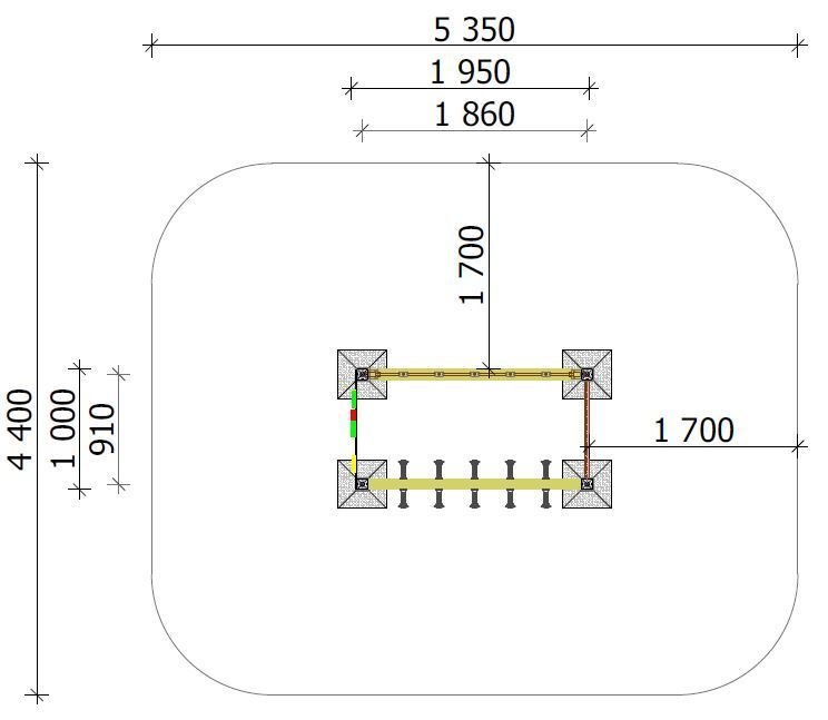 1 - Leikkivälineet Kiipeilyteline Huima