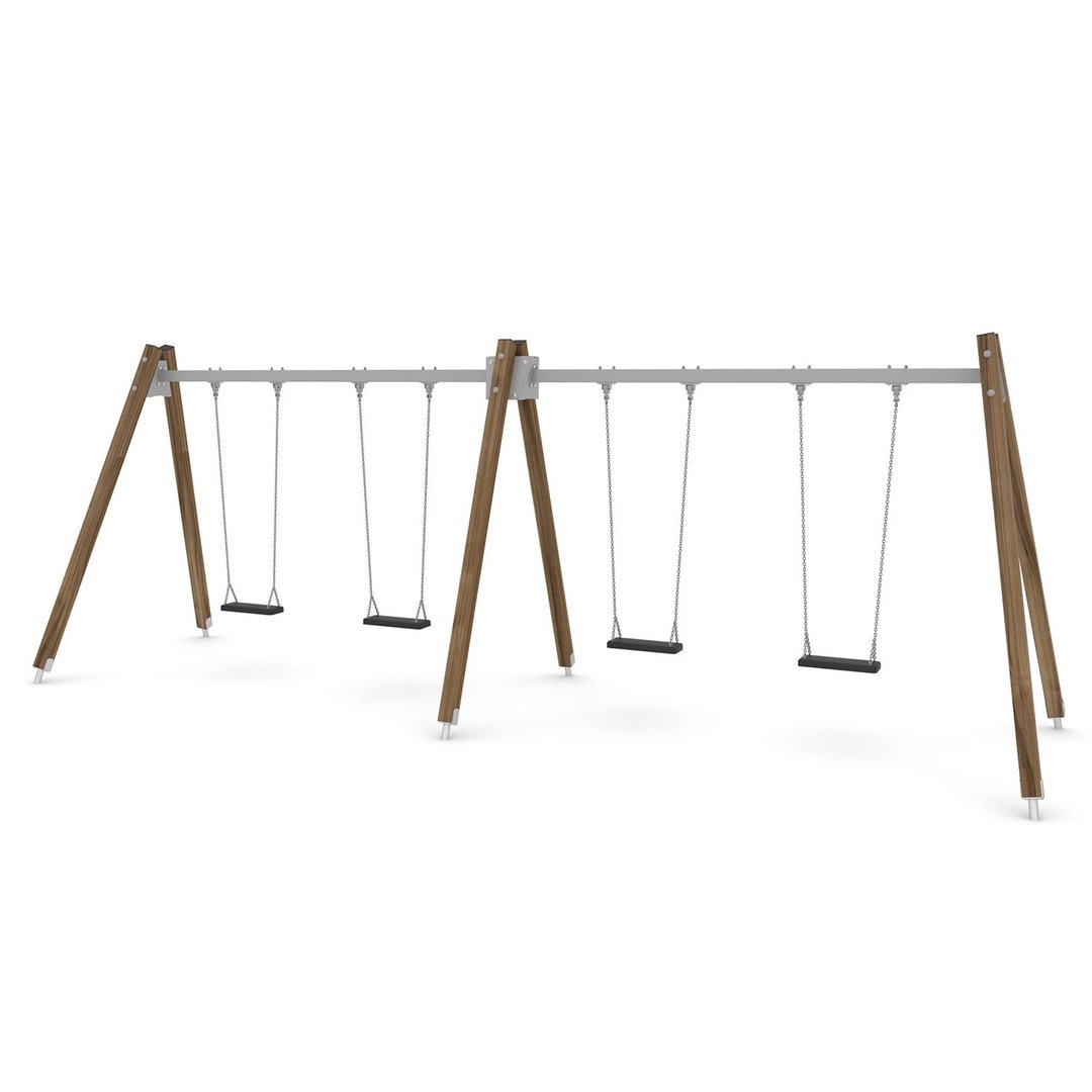 1 - Leikkivälineet Keinurunko neljälle VWD1424-1