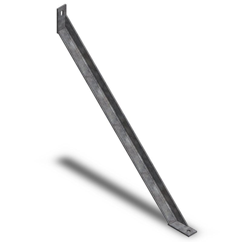 Betonirakentaminen Kuorielementtituki Kuumasinkitty 1000mm