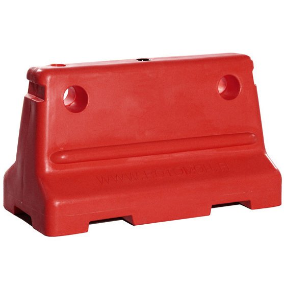 1 - Liikenteenohjaus Vedellä täytettävä Liikenne-este 1200x700x600mm