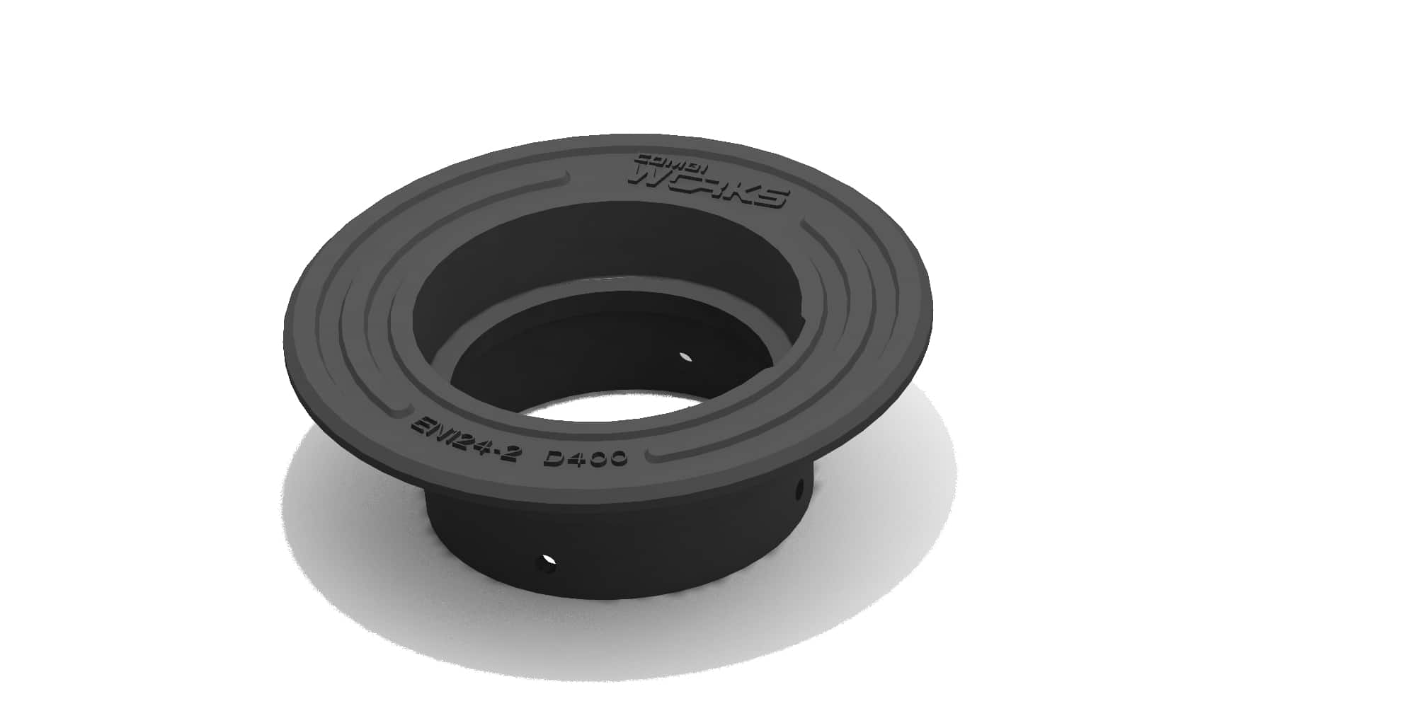 Valurauta kaivonkannet 160/200 D400 kehys