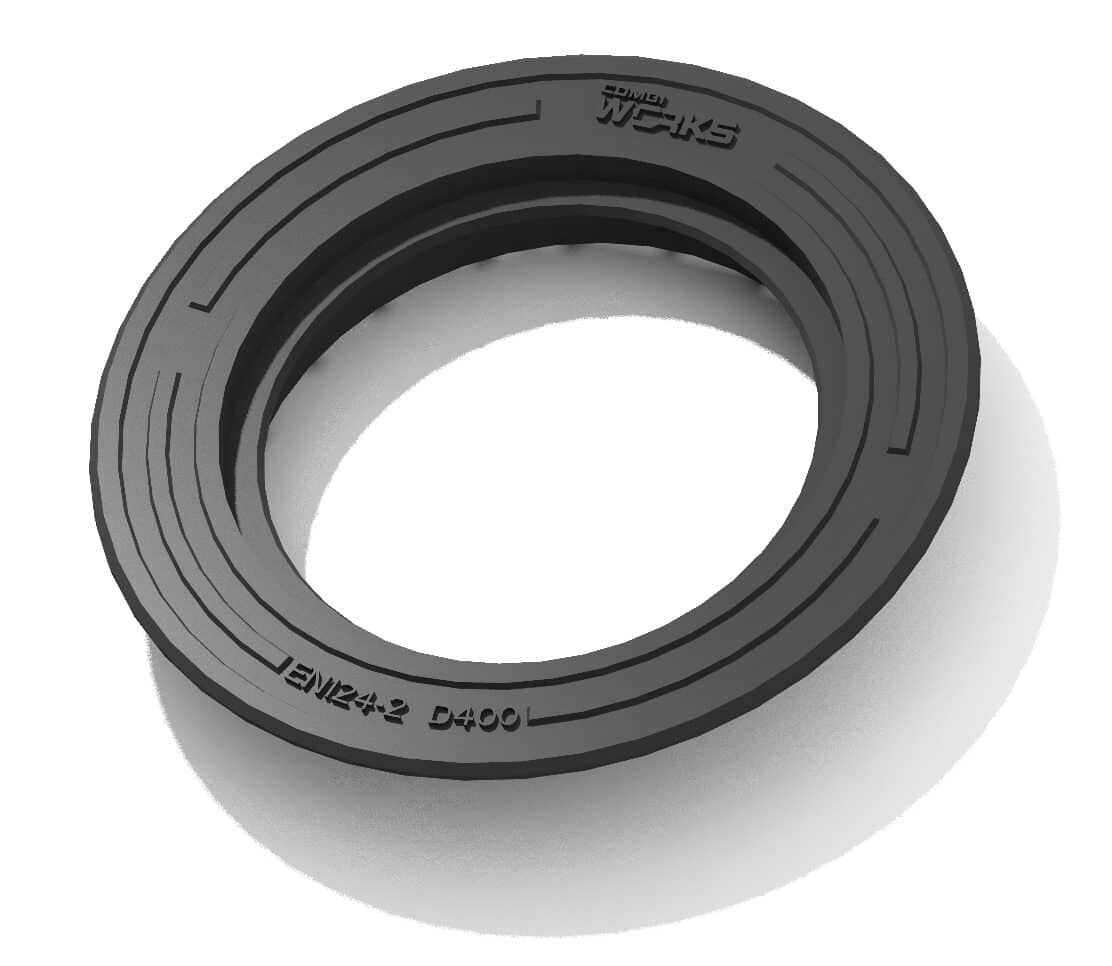 1 - Valurauta kaivonkannet 315 optimoitu lukittuva D400 kehys