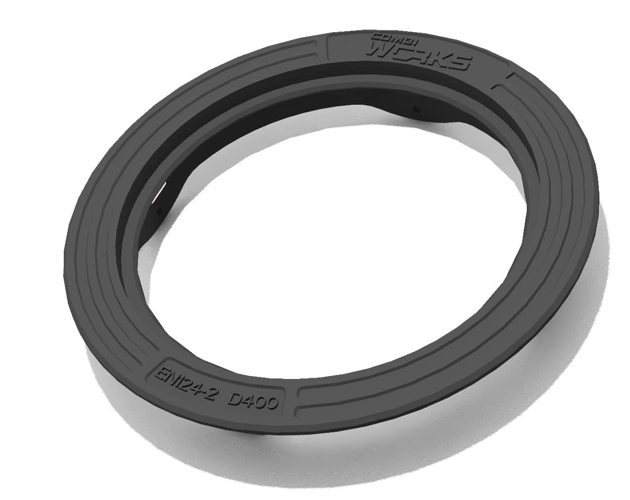 Valurauta kaivonkannet 500 normaali lukittuva D400 kehys