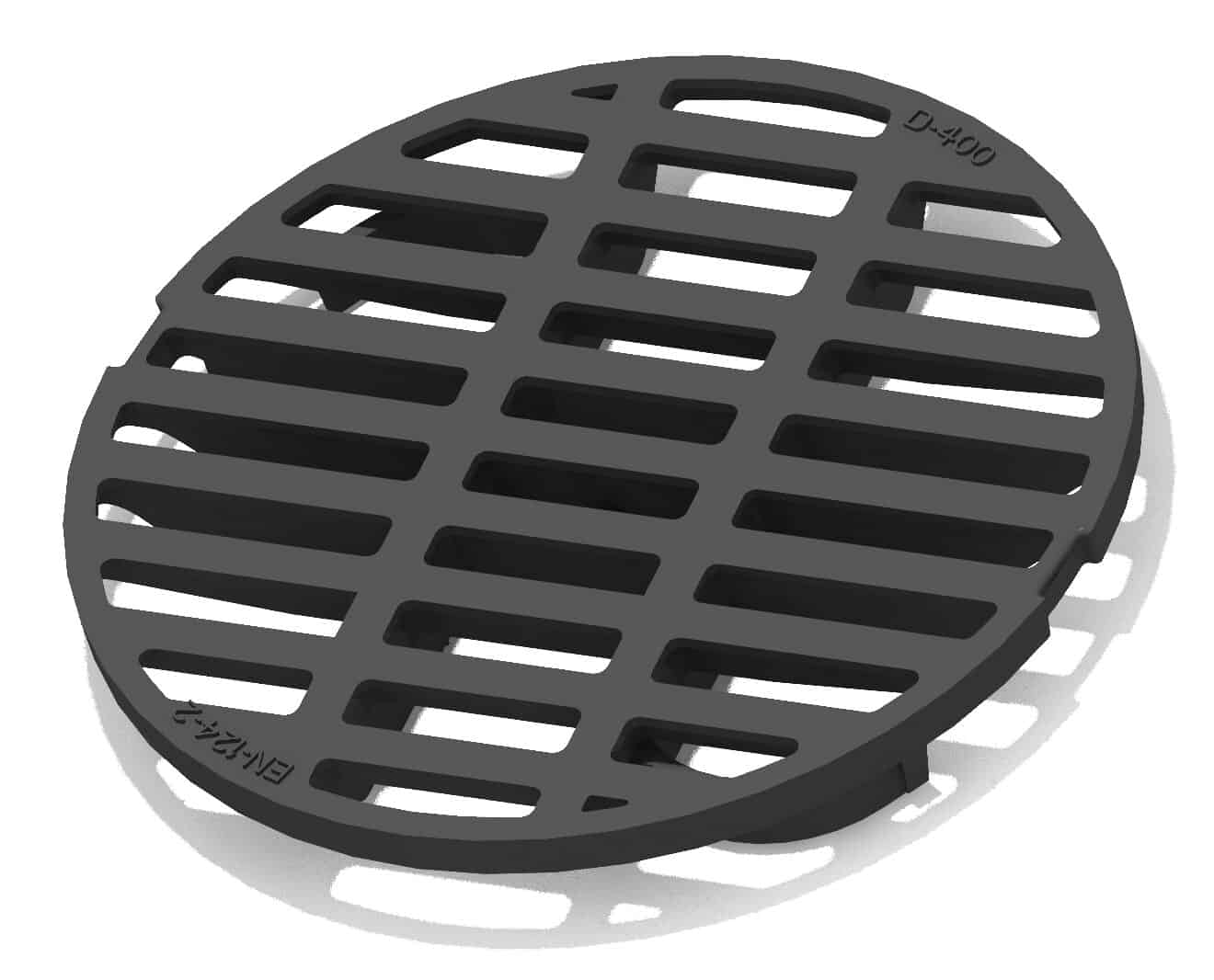 Valurauta kaivonkannet 500 normaali lukittuva D400 sadevesikansi