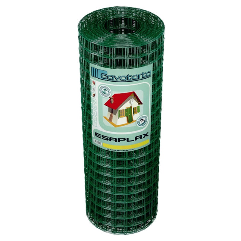 1 - Eläinverkot Sinkitty+PVC 12.7x12.7x0.9/1.4mm 1000mm 25m (Jänisverkko)