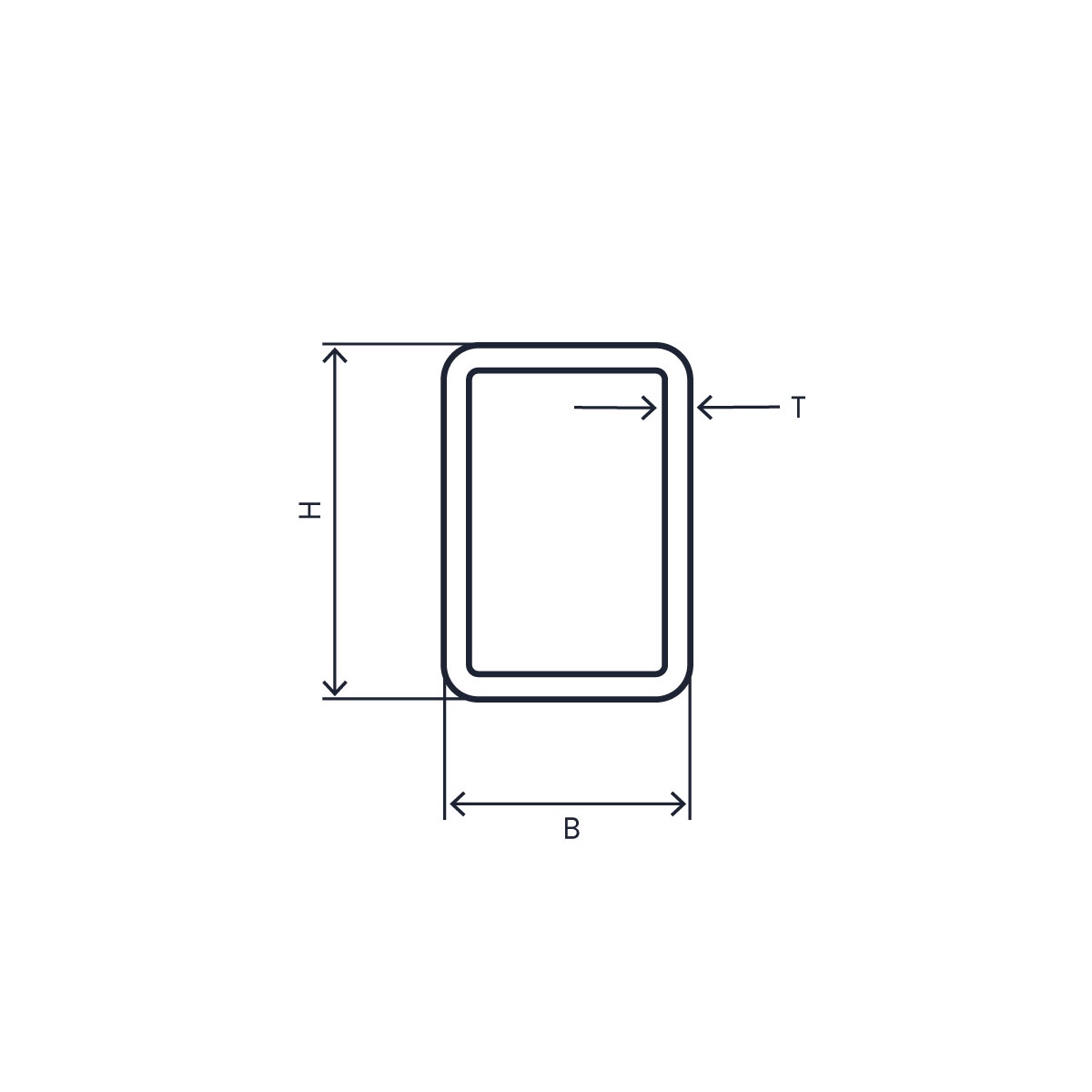 Teräsputket Ohutseinäputki Teräs E220/E235 20x20x1mm 6000mm