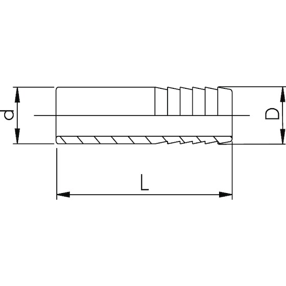 1 - Putkenosat Letkuliitin PVC-U 32mm