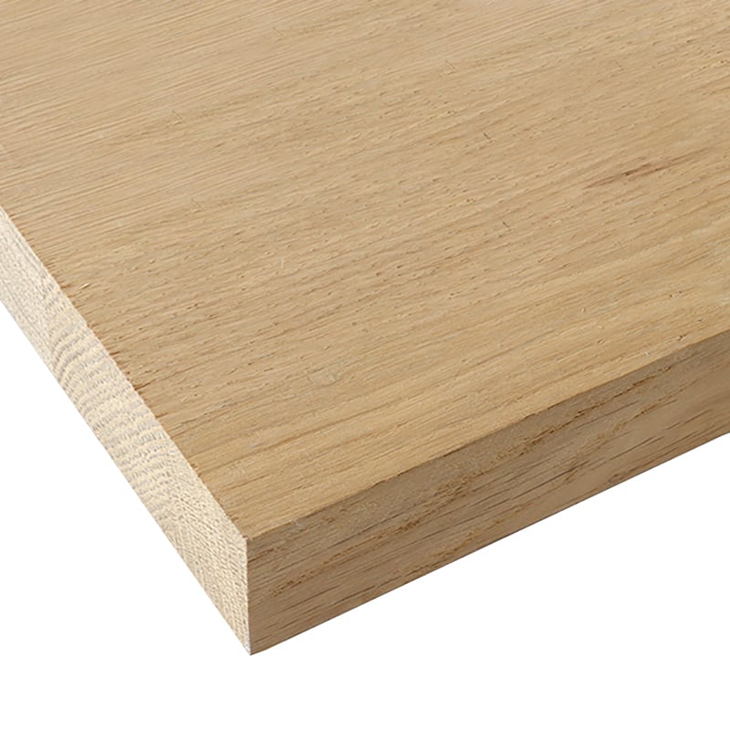 1 - Puu ja kipsilevyt Puulevy 20mm Tammi A/B pitkäsäleinen 650x1800mm