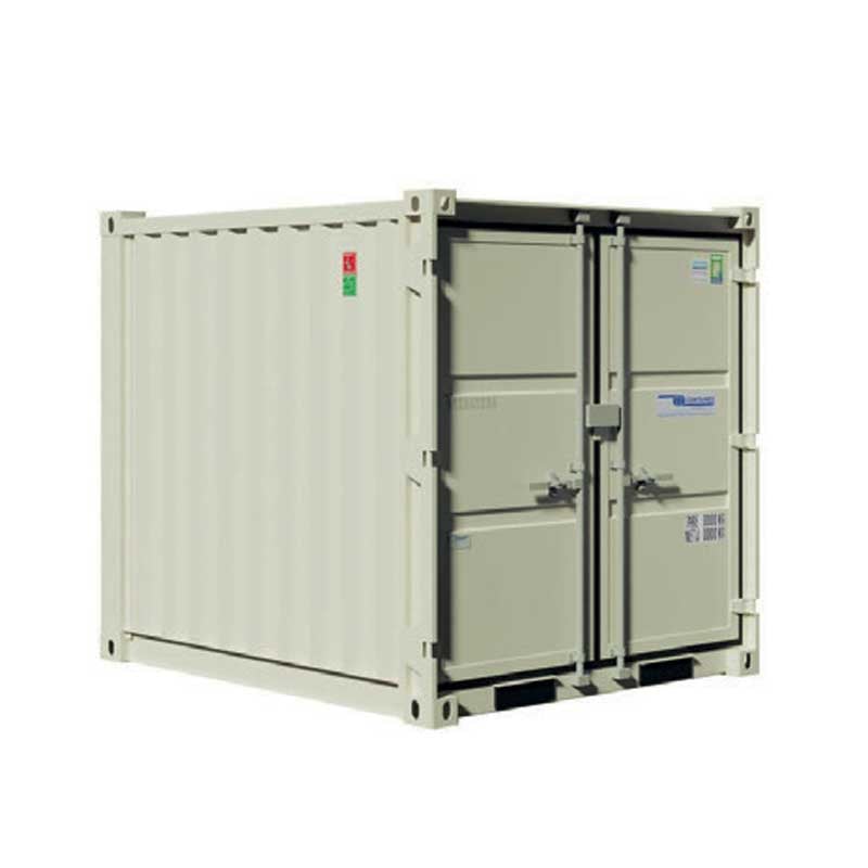 Työmaakontit 6’ varastokontti kiviharmaa – RAL 7032