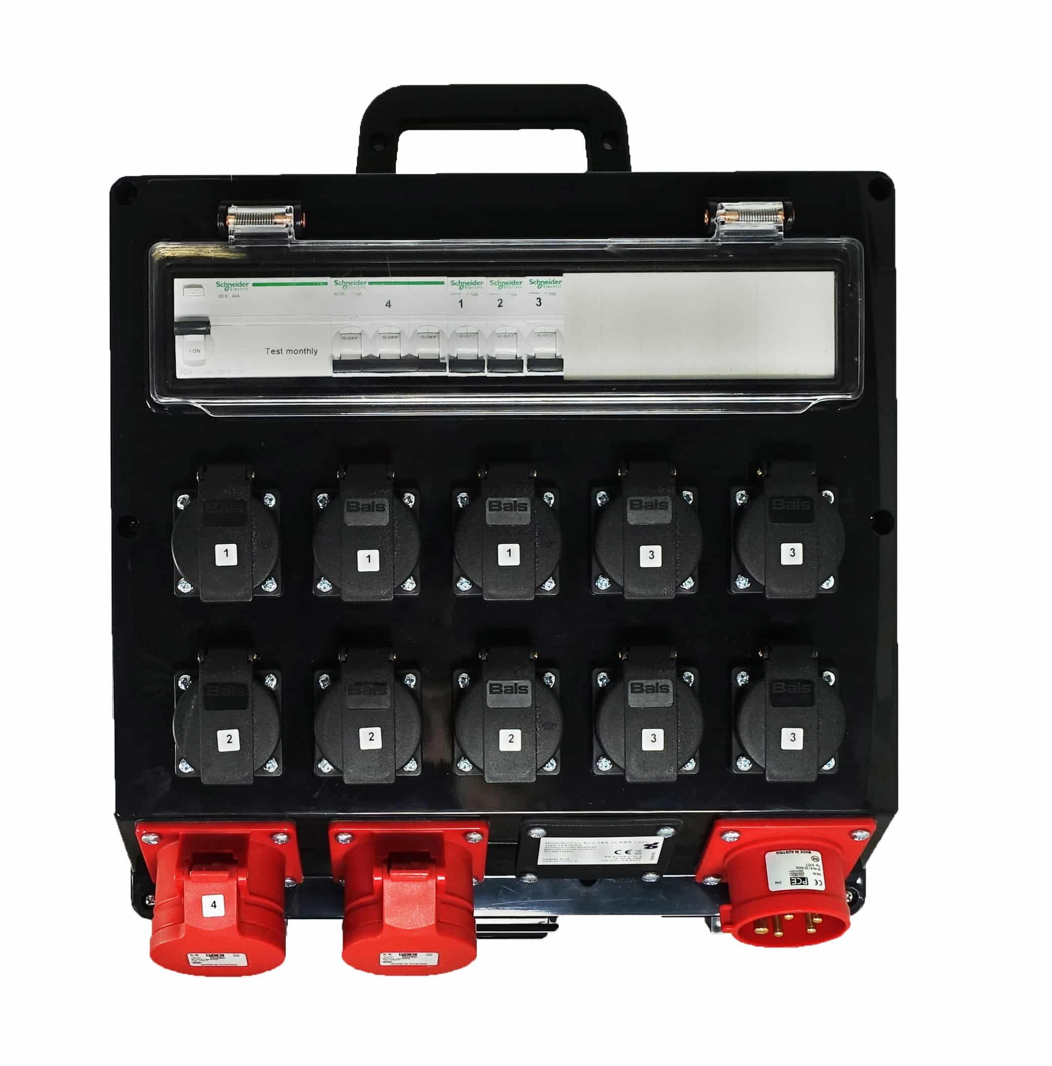 Työkalut Työmaan sähkökeskus salkkumalli 16A TAS16/S/2