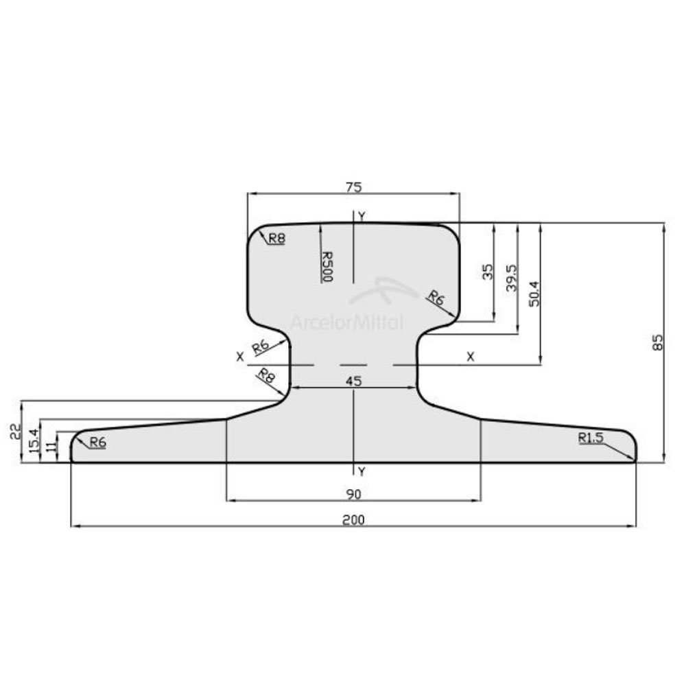 1 - Nosturikiskot Teräs Nosturikisko ST70 A75 12000mm