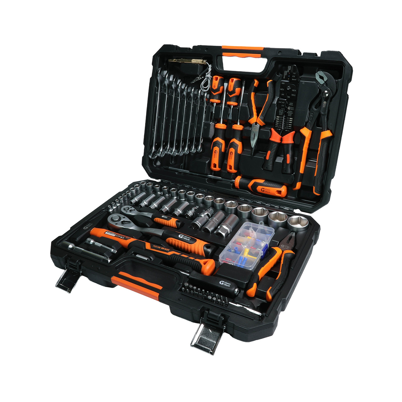 Työkalut Työkalusetti 105-osainen GSON 1/4" ja 1/2"