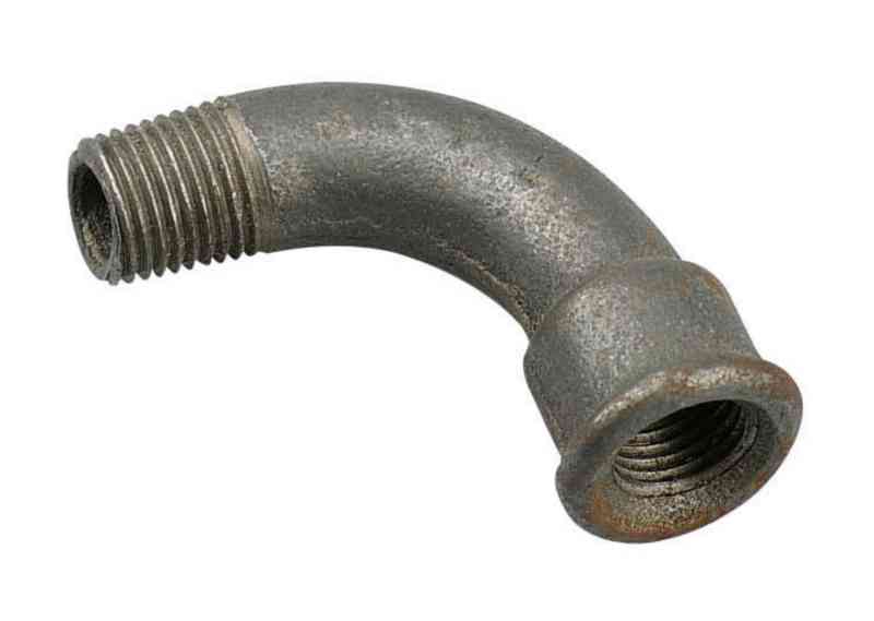 1 - Putkenosat Käyrä sisä/ulkokierre R 1/2(DN15) musta 90 astetta