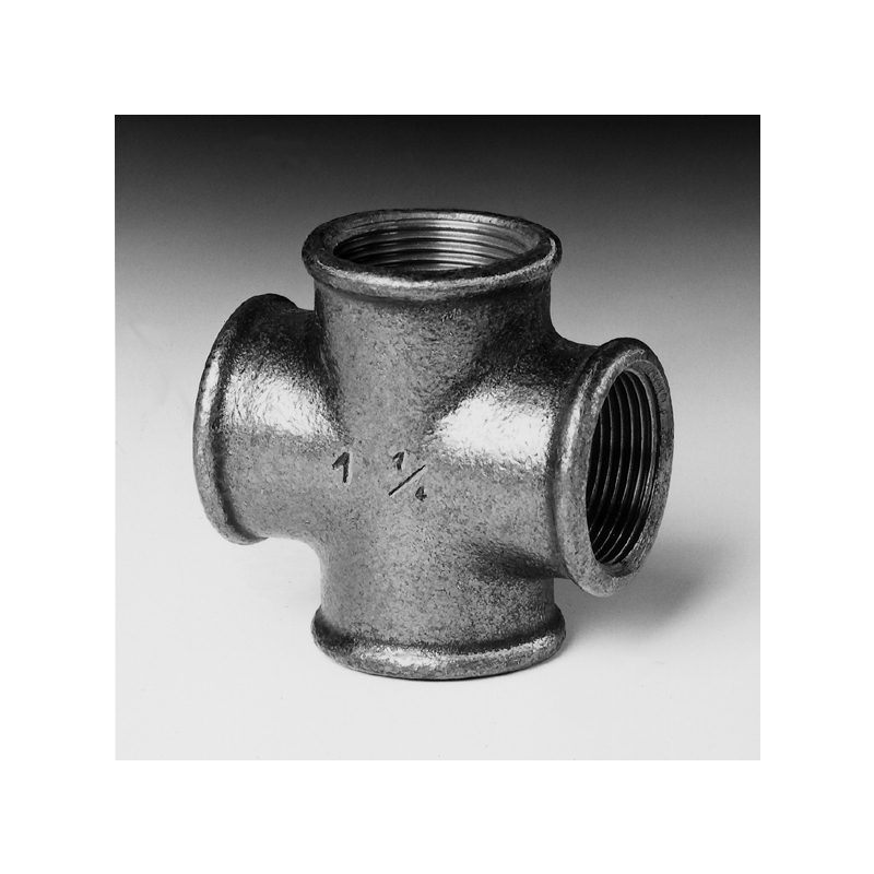 1 - Putkenosat Ristihaara kierre R 1 (DN25) musta