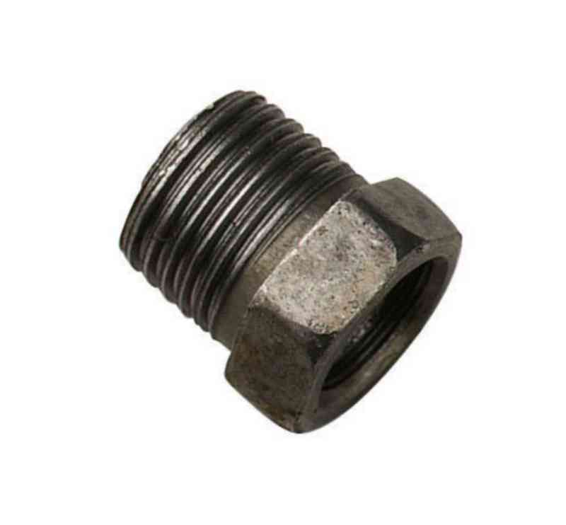 1 - Putkenosat Supistusnippa R 1-3/4 MUSTA