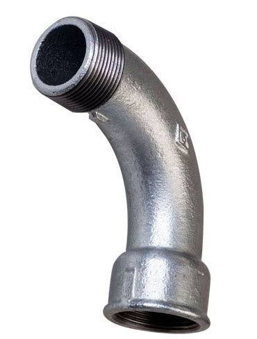 1 - Putkenosat Käyrä sisä/ulkokierre R 3/8(DN10)SINKITTY/90AST.