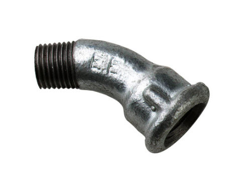 1 - Putkenosat Käyrä sisä/ulkokierre R 4 (DN100) SINKITTY/45AST.