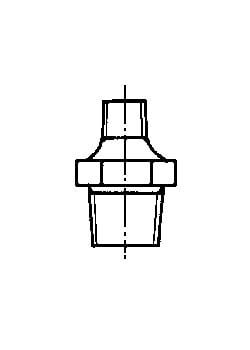 1 - Putkenosat Supistuskaksoisnippa R 1/2-3/8, sinkitty