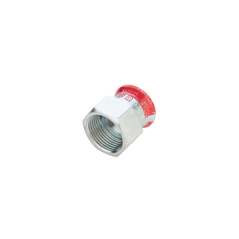 1 - Putkenosat Puristus liitinmuhvi Sinkitty 42mm 11/2" SK M-press