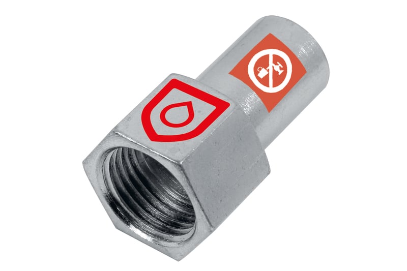 Putkenosat Puristusliitin pisto-kierre Sinkitty 22mm 3/4" SK M-press