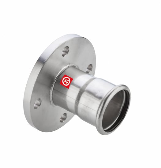 Putkenosat Puristuslaippa Sinkitty 76.1mm M-press