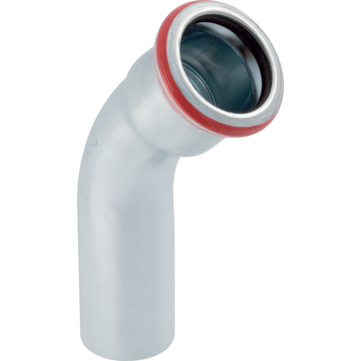 Putkenosat Puristuskäyrä muhvi-pisto 45° Sinkitty 18mm 