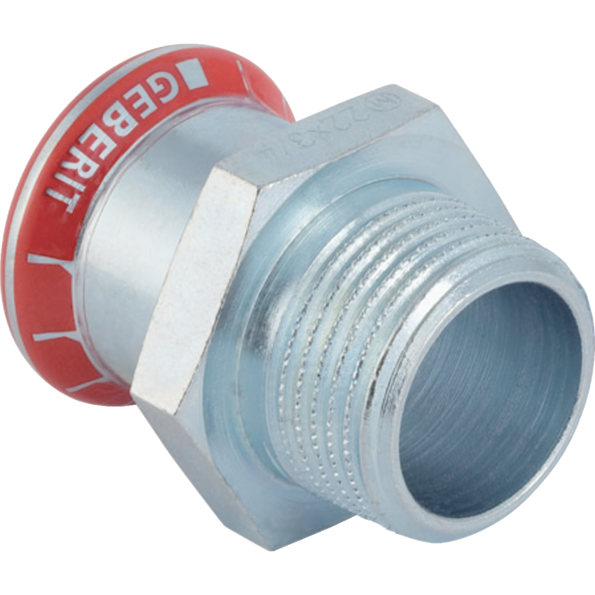 1 - Putkenosat Puristus liitinmuhvi Sinkitty 42mm 1 1/2" UK 