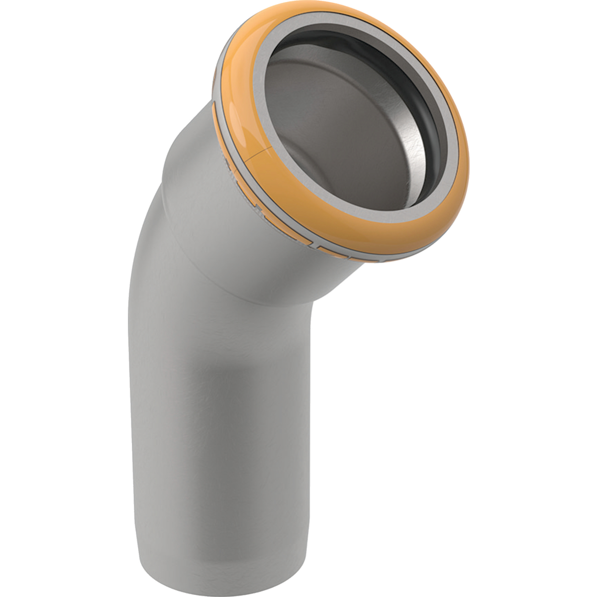 1 - Putkenosat Puristuskäyrä muhvi-pisto 45° RST 15mm