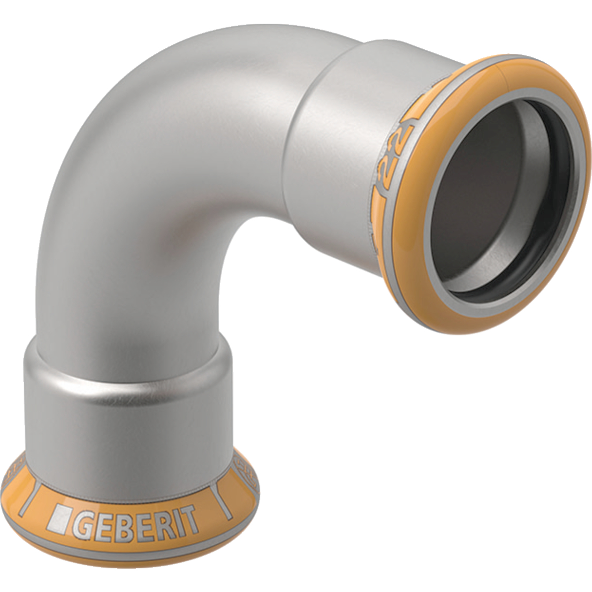 1 - Putkenosat Puristuskäyrä 90° RST 42mm
