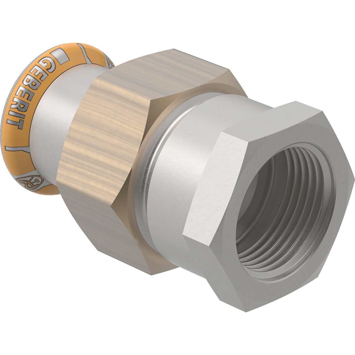 1 - Putkenosat Puristusyhdistäjä muhvi-kierre RST 35mm 1 1/4" SK Therm
